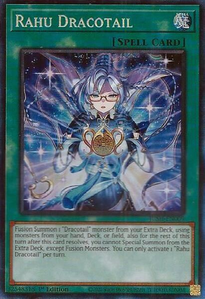 Image for Rahu Dracotail (CR) (JUSH-EN009) (Justice Hunters) - YuGiOh