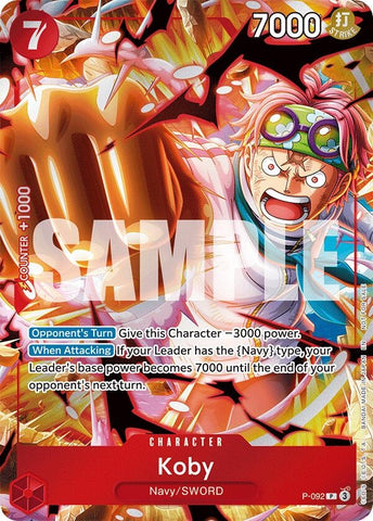 Image for Koby (Event Pack Vol. 7) (P-092) (One Piece Promotion Cards) - One Piece Card Game