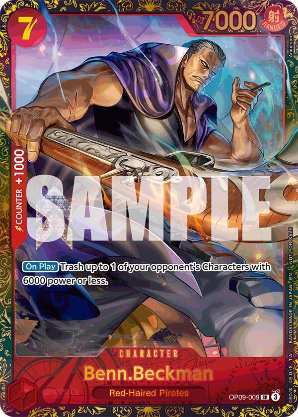 Image for Benn.Beckman (Championship 25-26 Offline Regionals Season 2) (OP09-009) (One Piece Promotion Cards) - One Piece Card Game