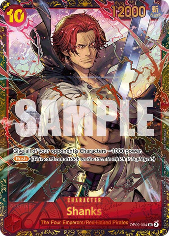 Image for Shanks (Championship 25-26 Offline Regionals Season 2) (OP09-004) (One Piece Promotion Cards) - One Piece Card Game