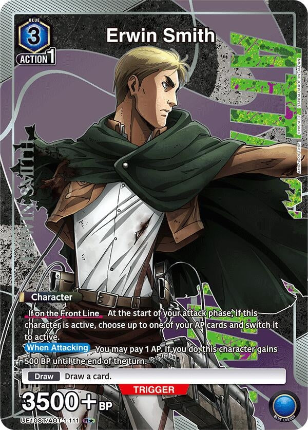 Image for Erwin Smith (R*) (UE10ST/AOT-1-111) - Union Arena