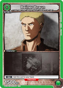 Image for Reiner Braun (058) (UE10BT/AOT-1-058) (UE10BT: Attack on Titan) - Union Arena