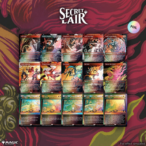 Image for Secret Lair Drop: Burn ‘Em All Bundle - Rainbow Foil Edition - Magic: The Gathering