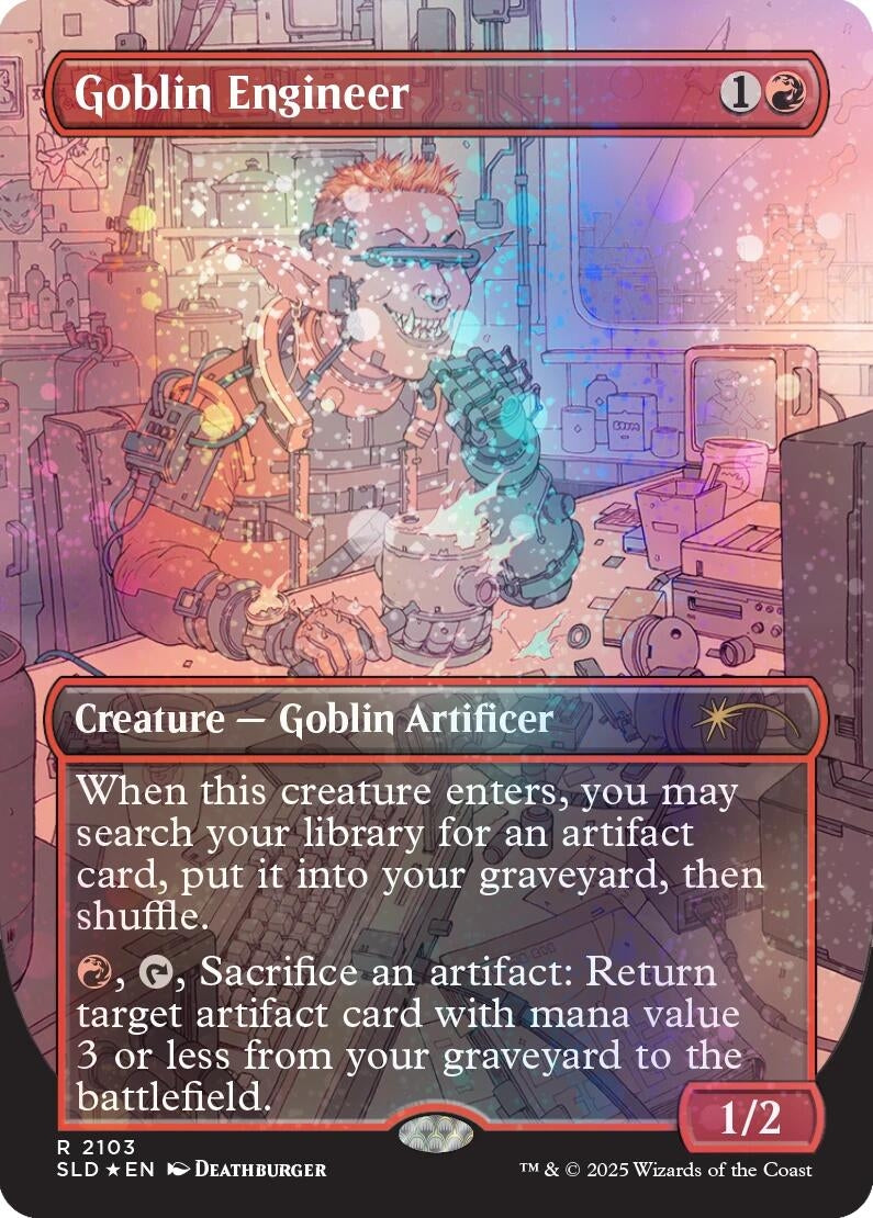 Image for Goblin Engineer (Galaxy Foil) (2103) (Secret Lair Drop Series) - Magic: The Gathering