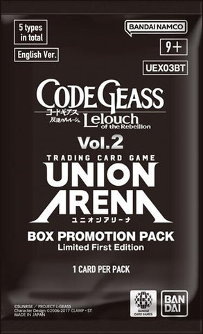 Image for CODE GEASS: Lelouch of the Rebellion Vol.2 - Box Promotion Pack - Union Arena