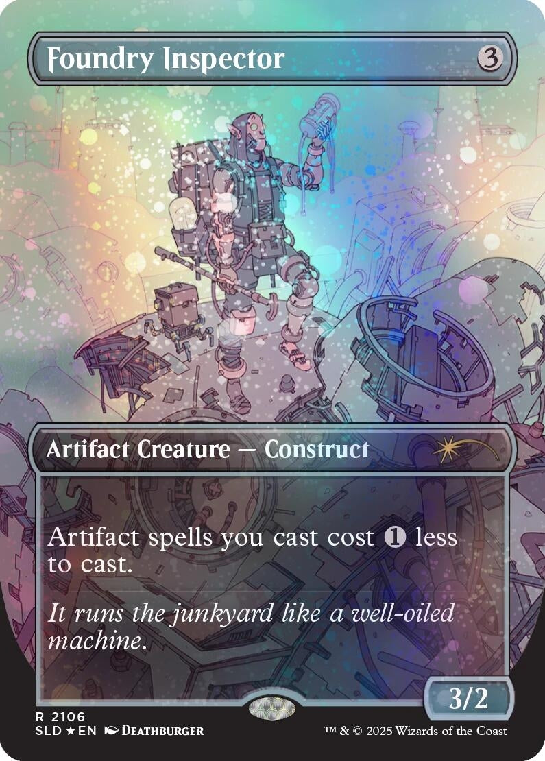 Image for Foundry Inspector (Galaxy Foil) (2106) (Secret Lair Drop Series) - Magic: The Gathering