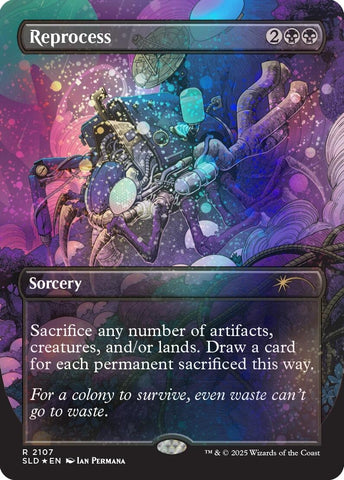 Image for Reprocess (Galaxy Foil) (2107) (Secret Lair Drop Series) - Magic: The Gathering