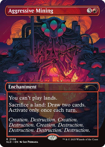 Image for Aggressive Mining (2108) (Secret Lair Drop Series) - Magic: The Gathering