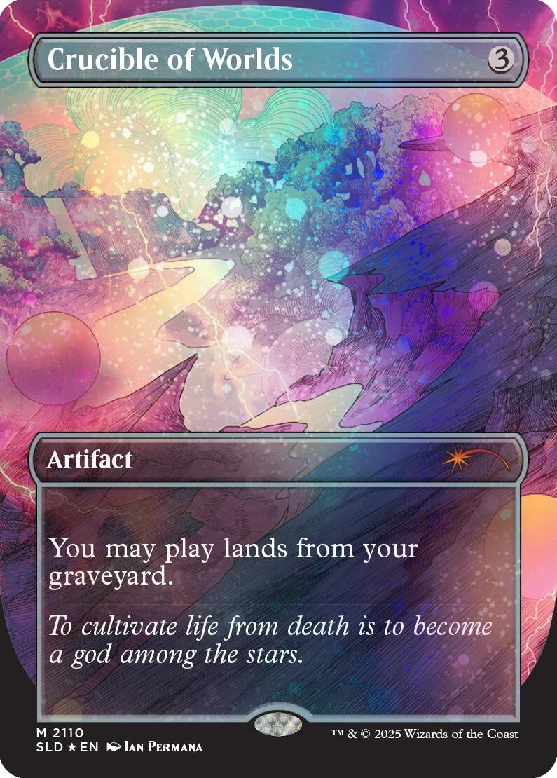 Image for Crucible of Worlds (Galaxy Foil) (2110) (Secret Lair Drop Series) - Magic: The Gathering