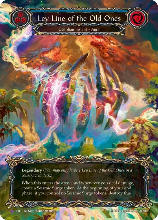 Image for Ley Line of the Old Ones (Marvel) (MPG013) (Mastery Pack Guardian) - Flesh and Blood TCG