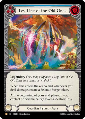 Image for Ley Line of the Old Ones (MPG013) (Mastery Pack Guardian) - Flesh and Blood TCG