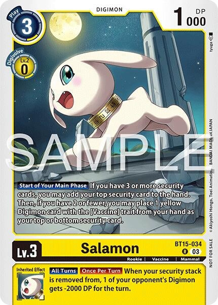 Image for Salamon (Time Stranger Demo Deck) (BT15-034 R) - Digimon Card Game
