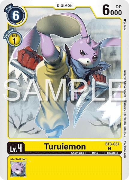 Image for Turuiemon (Time Stranger Demo Deck) (BT3-037 C) - Digimon Card Game