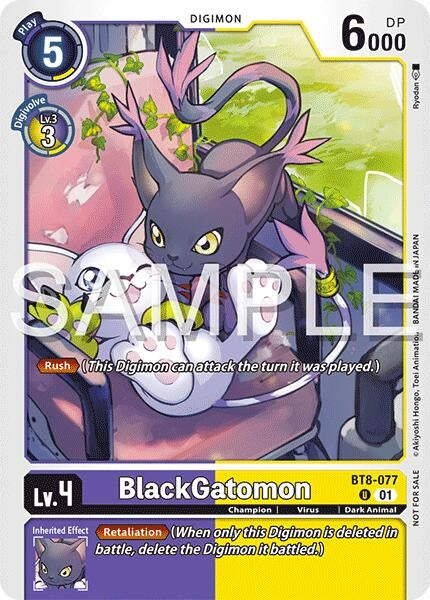 Image for BlackGatomon (Time Stranger Demo Deck) (BT8-077 U) - Digimon Card Game