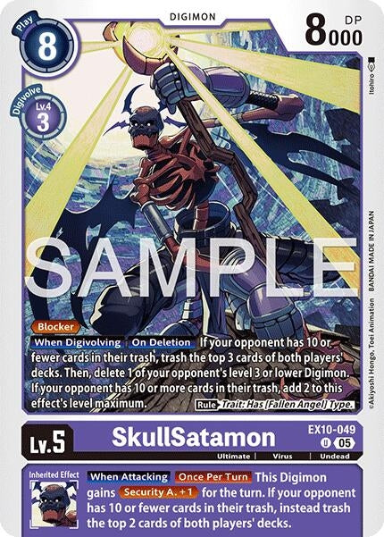 Image for SkullSatamon (EX10-049 U) - Digimon Card Game
