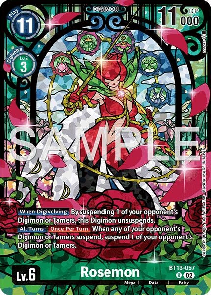 Image for Rosemon (Premium Heroines Set Ver.2) (BT13-057 R) (Versus Royal Knights) (BT-13) - Digimon Card Game