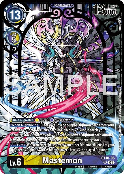 Image for Mastemon (Premium Heroines Set Ver.2) (ST10-06 SR) (Starter Deck 10: Parallel World Tactician) (ST-10) - Digimon Card Game