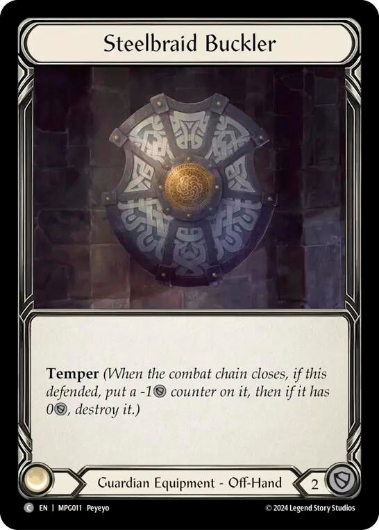 Image for Steelbraid Buckler (MPG011) (Mastery Pack Guardian) - Flesh and Blood TCG