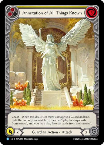 Image for Annexation of All Things Known (Extended Art) (MPG029) (Mastery Pack Guardian) - Flesh and Blood TCG