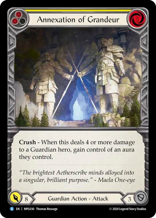 Image for Annexation of Grandeur (MPG030) (Mastery Pack Guardian) - Flesh and Blood TCG