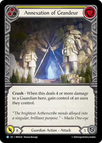 Image for Annexation of Grandeur (MPG030) (Mastery Pack Guardian) - Flesh and Blood TCG