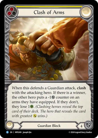 Image for Clash of Arms (MPG049) (Mastery Pack Guardian) - Flesh and Blood TCG