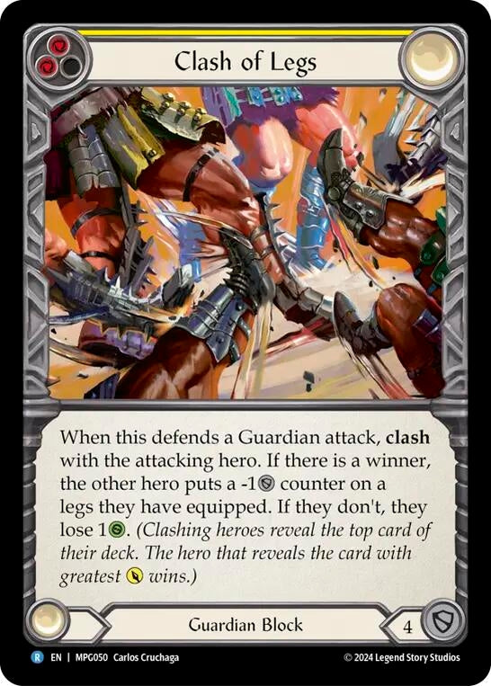 Image for Clash of Legs (MPG050) (Mastery Pack Guardian) - Flesh and Blood TCG