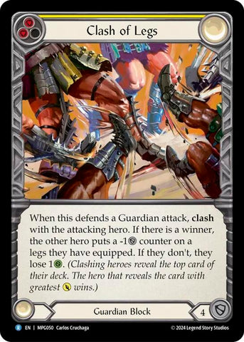 Image for Clash of Legs (MPG050) (Mastery Pack Guardian) - Flesh and Blood TCG