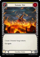 Image for Seismic Stir (Yellow) (MPG095) (Mastery Pack Guardian) - Flesh and Blood TCG