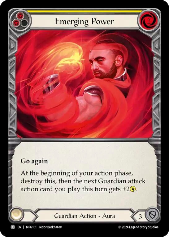 Image for Emerging Power (Yellow) (MPG101) (Mastery Pack Guardian) - Flesh and Blood TCG