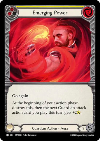 Image for Emerging Power (Yellow) (MPG101) (Mastery Pack Guardian) - Flesh and Blood TCG