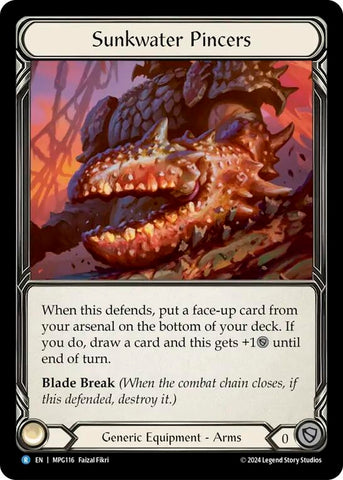 Image for Sunkwater Pincers (MPG116) (Mastery Pack Guardian) - Flesh and Blood TCG