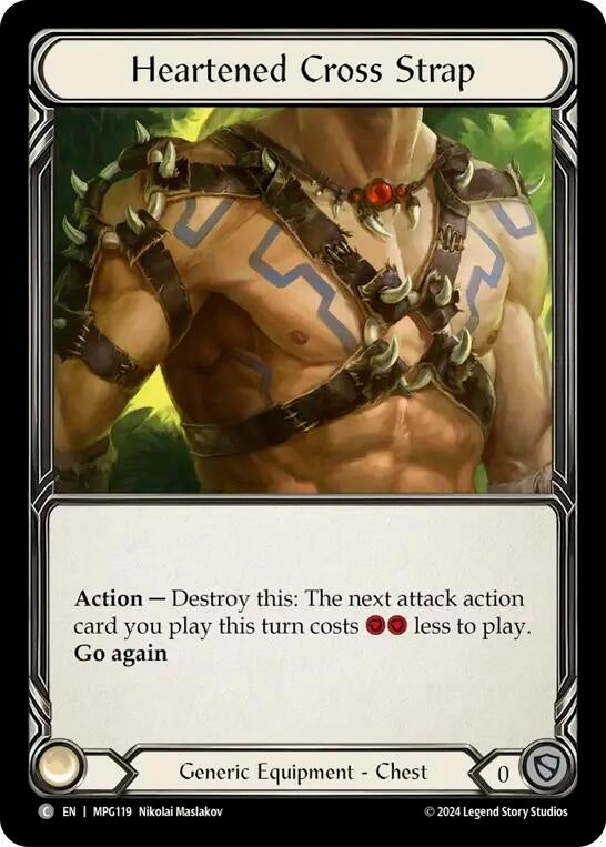 Image for Heartened Cross Strap (MPG119) (Mastery Pack Guardian) - Flesh and Blood TCG