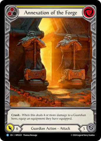 Image for Annexation of the Forge (Extended Art) (MPG031) (Mastery Pack Guardian) - Flesh and Blood TCG