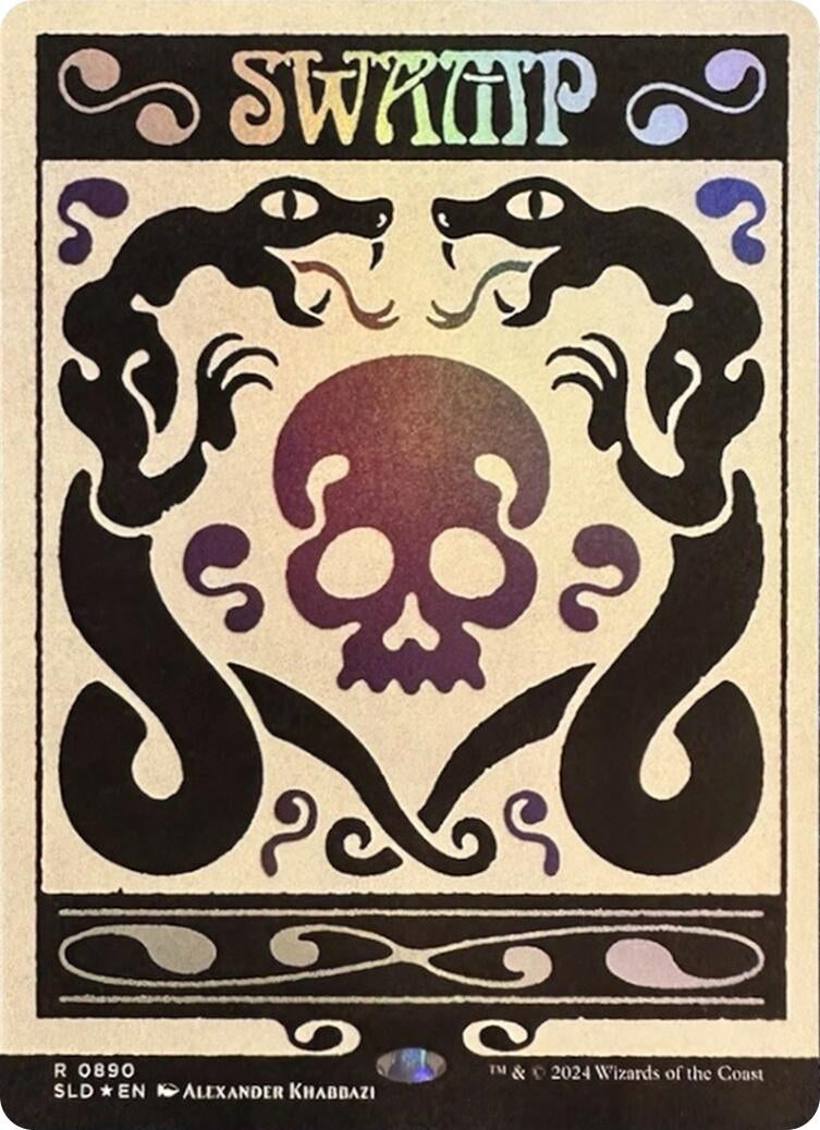 Image for Swamp (0890) (Rainbow Foil) (890) (Secret Lair Drop Series) - Magic: The Gathering