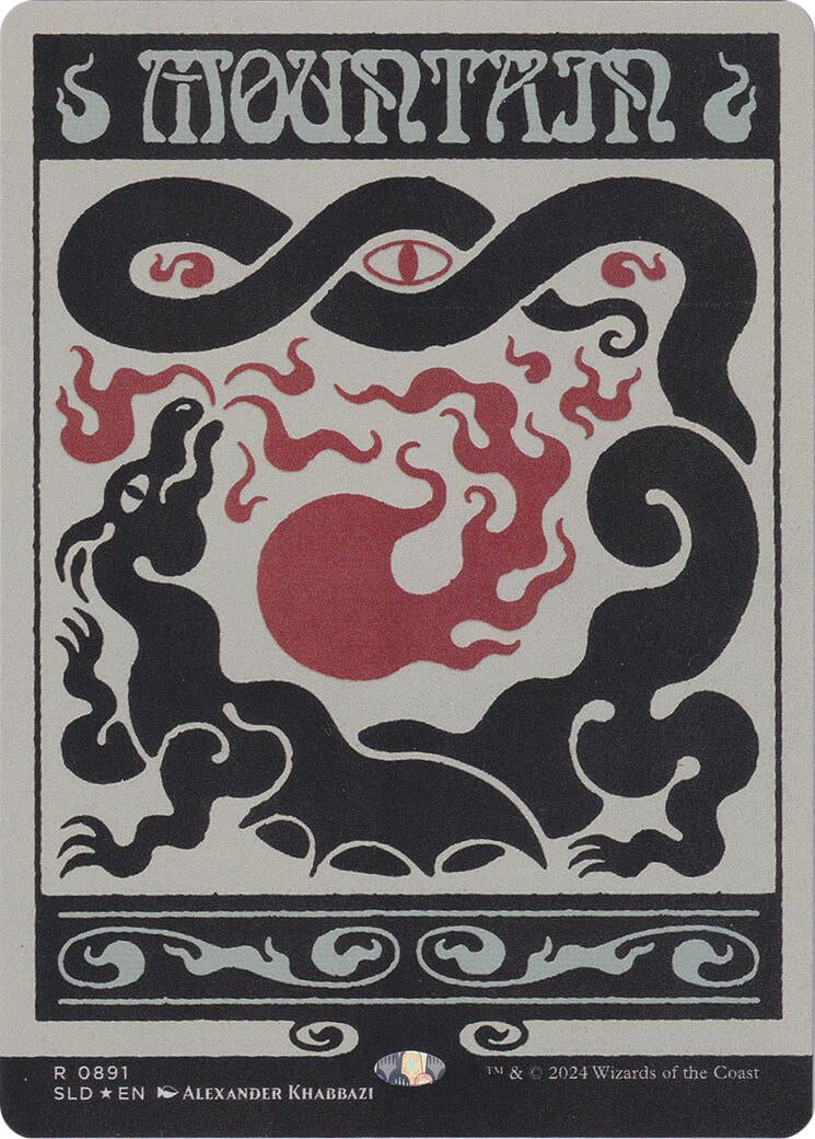 Image for Mountain (0891) (Rainbow Foil) (891) (Secret Lair Drop Series) - Magic: The Gathering