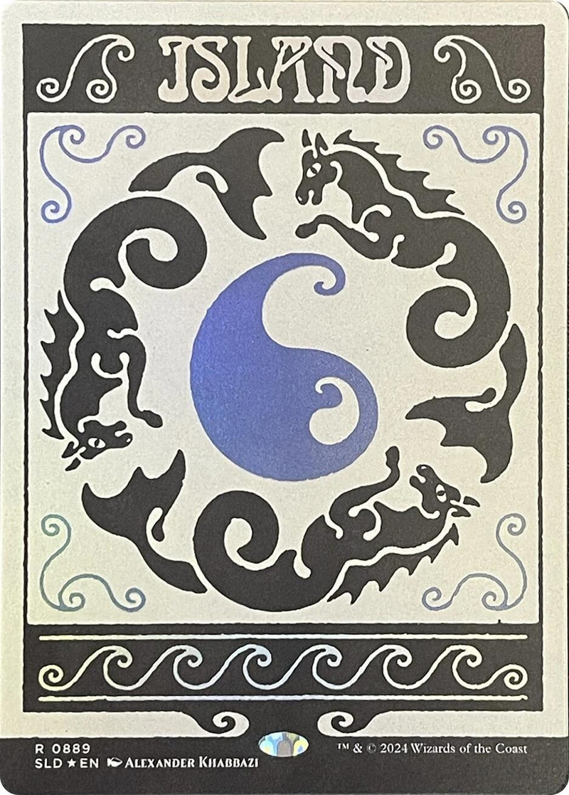 Image for Island (0889) (Rainbow Foil) (889) (Secret Lair Drop Series) - Magic: The Gathering