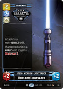 Image for Heirloom Lightsaber (105) - Star Wars: Unlimited