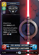 Image for Inquisitor's Lightsaber (106) - Star Wars: Unlimited