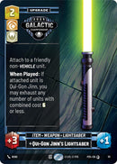 Image for Qui-Gon Jinn's Lightsaber (111) - Star Wars: Unlimited