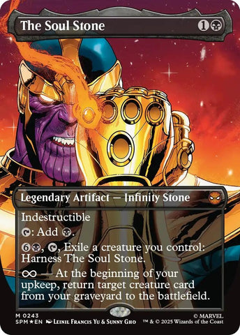 Image for The Soul Stone (Borderless) (243) (Marvel's Spider-Man) - Magic: The Gathering