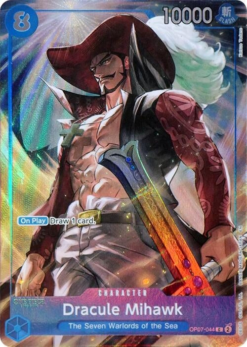 Image for Dracule Mihawk (Seven Warlords of the Sea Binder Set) (OP07-044) (One Piece Promotion Cards) - One Piece Card Game