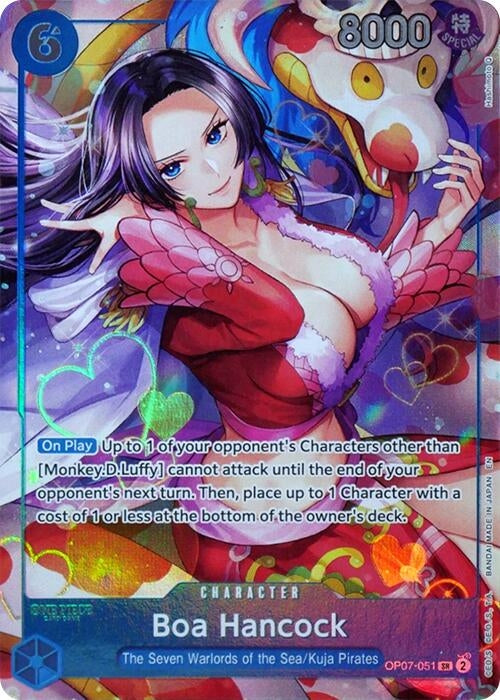Image for Boa Hancock (Seven Warlords of the Sea Binder Set) (OP07-051) (One Piece Promotion Cards) - One Piece Card Game