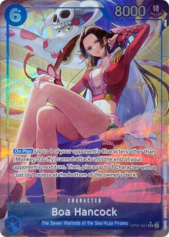 Image for Boa Hancock (Seven Warlords of the Sea Binder Set) (Alternate Art) (OP07-051) (One Piece Promotion Cards) - One Piece Card Game