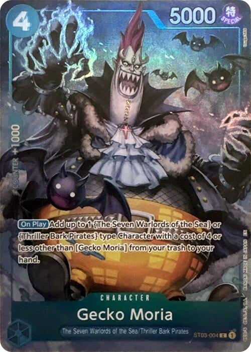 Image for Gecko Moria (Seven Warlords of the Sea Binder Set) (ST03-004) (One Piece Promotion Cards) - One Piece Card Game