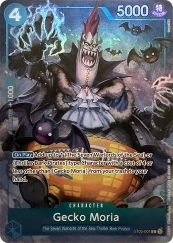 Image for Gecko Moria (Seven Warlords of the Sea Binder Set) (ST03-004) (One Piece Promotion Cards) - One Piece Card Game