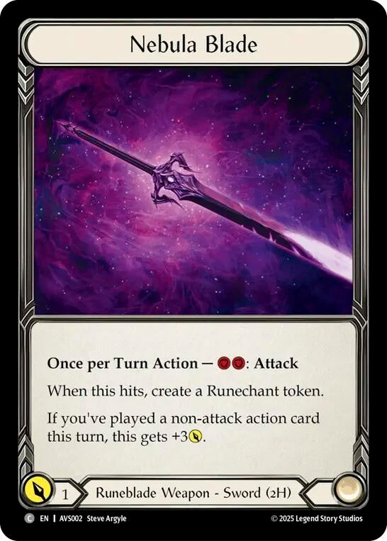 Image for Nebula Blade (AVS002) - Flesh and Blood TCG