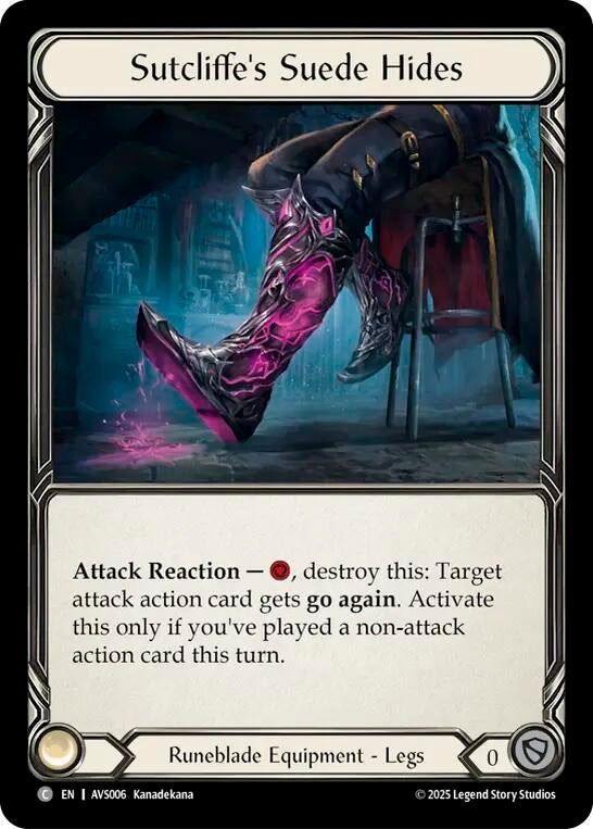 Image for Sutcliffe's Suede Hides (AVS006) - Flesh and Blood TCG