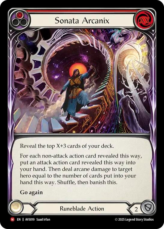 Image for Sonata Arcanix (Red) (AVS019) - Flesh and Blood TCG
