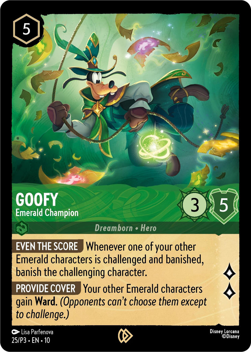 Image for Goofy - Emerald Champion (25) - Disney Lorcana